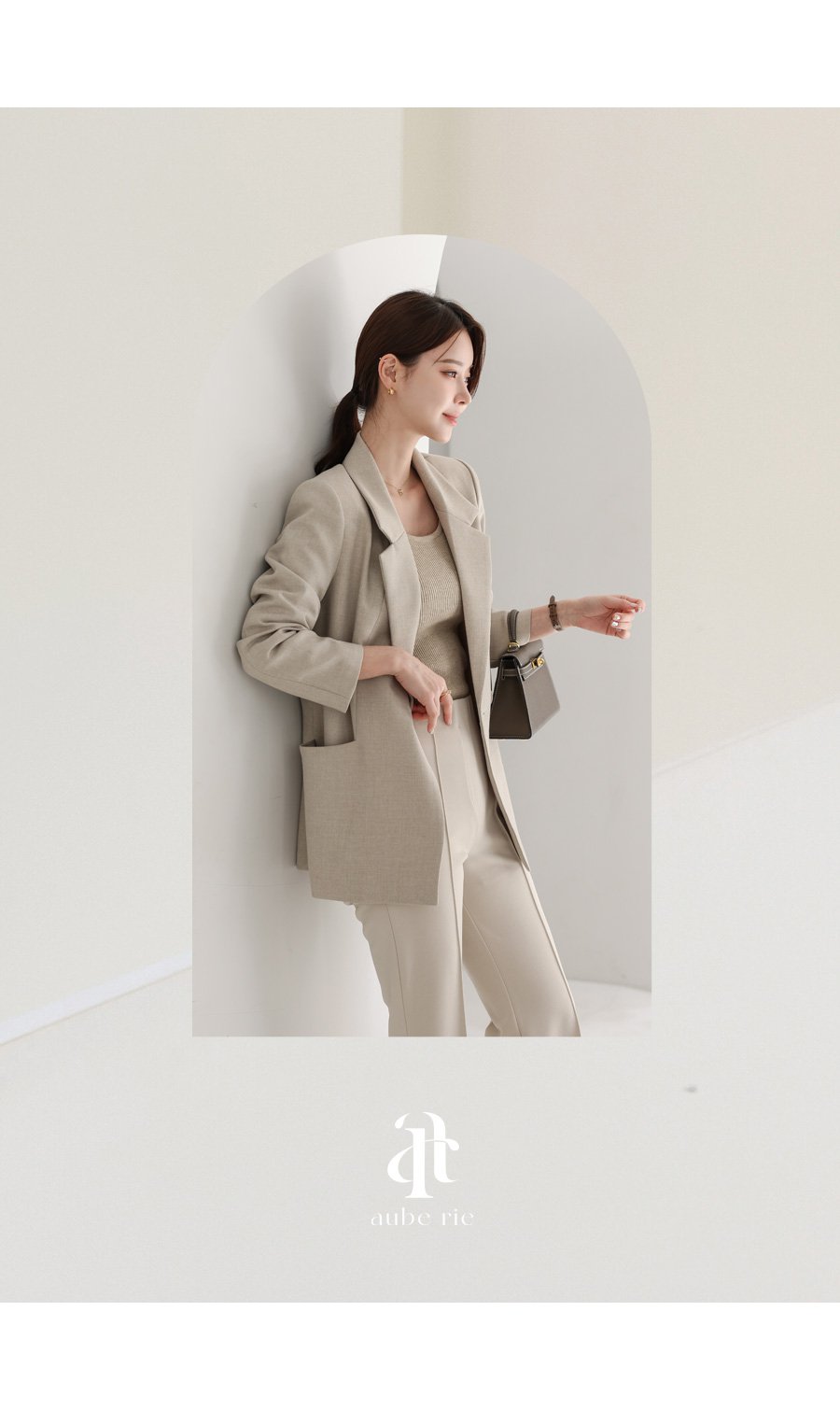 포레아 싱글 벨트 자켓- 이랜드몰